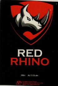 RED RHINO (and logo) trademark logo