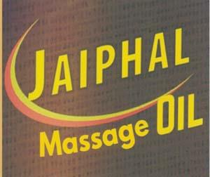 JAIPHAL MASSAGE OIL (and logo) trademark logo