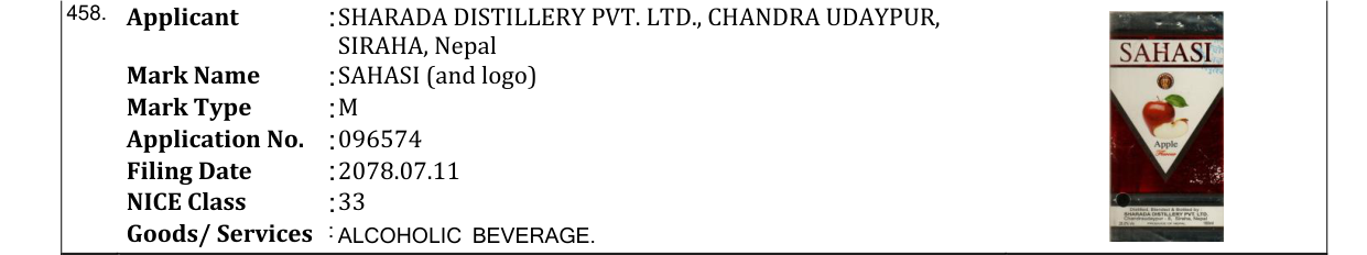 Original bulletin entry for SAHASI (and logo)