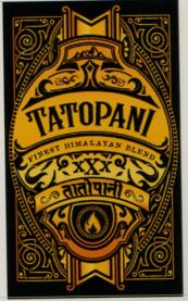 TATOPANI (and logo) trademark logo