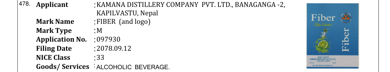 Original bulletin entry for FIBER (and logo)