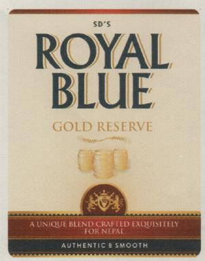 SD'S ROYAL BLUE (and logo) trademark logo