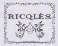 RICQLÈS TWO FLYING ANGELS (and logo) trademark logo
