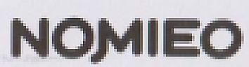 NOMIEO (and logo) trademark logo