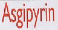 ASGIPYRIN (and logo) trademark logo