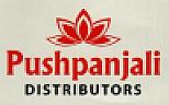 PUSHPANJALI DISTRIBUTORS (and logo) trademark logo