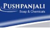 PUSHPANJALI SOAP & CHEMICALS (and logo) trademark logo
