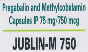 JUBLIN-M 750 (and logo) trademark logo