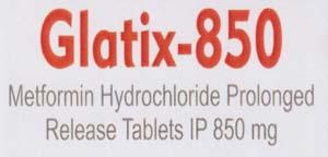 GLATIX-850 (and logo) trademark logo