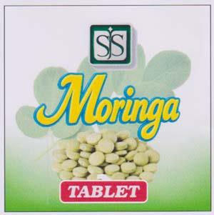 SJS MORINGA TABLET (and logo) trademark logo