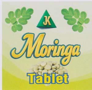 JK MORINGA TABLET (and logo) trademark logo