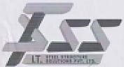 I.T. STEEL STRUCTURE (and logo) trademark logo