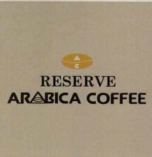 RESERVE ARABICA COFFEE (and logo) trademark logo