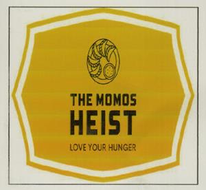 THE MOMOS HEIST (and logo) trademark logo