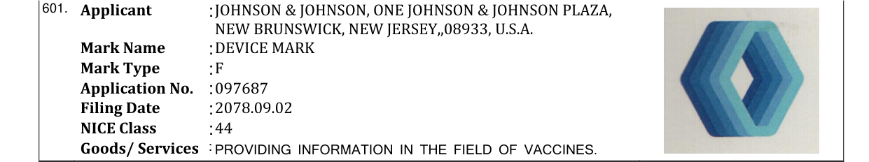 Original bulletin entry for DEVICE MARK