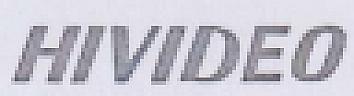 HIVIDEO (and logo) trademark logo