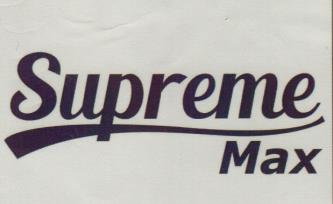 SUPREME MAX (and logo) trademark logo