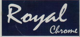 ROYAL CHROME (and logo) trademark logo