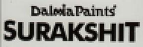 DALMIA PAINTS SURAKSHIT (and logo) trademark logo
