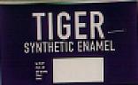 TIGER SYNTHETIC ENAMEL (and logo) trademark logo