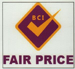 BCI FAIR PRICE (and logo) trademark logo