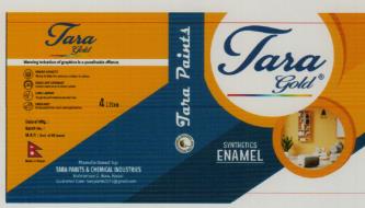TARA GOLD SYNTHETICS ENAMEL (and logo) trademark logo