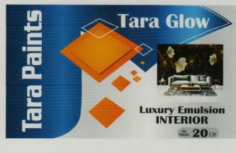 TARA GLOW LUXURY EMULTION (and logo) trademark logo