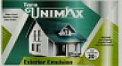 TARA UNIMAX EXTERIOR EMULSION (and logo) trademark logo