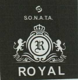 S.O.N.A.T.A. ROYAL (and logo) trademark logo