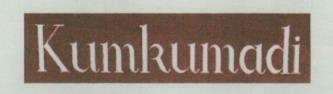 KUMKUMADI (and logo) trademark logo