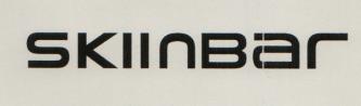 SKIINBAR (and logo) trademark logo