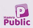 HAMRO PUBLIC (and logo) trademark logo