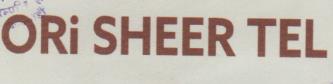 ORI SHEER TEL (and logo) trademark logo