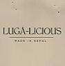 LUGA-LICIOUS (and logo) trademark logo