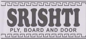 SRISHTI PLY, BOARD AND DOOR (and logo) trademark logo