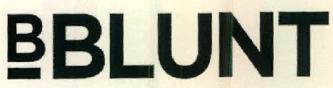 B BLUNT (and logo) trademark logo