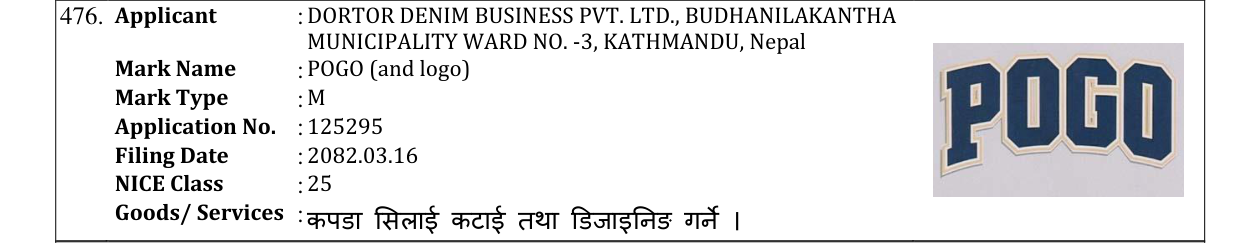 Original bulletin entry for POGO (and logo)
