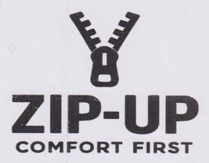 ZIP-UP COMFORT FIRST (and logo) trademark logo