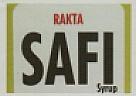 RAKTA SAFI SYRUP (and logo) trademark logo