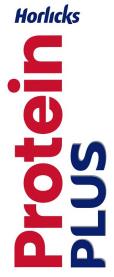 HORLICKS PROTEIN PLUS (and logo) trademark logo