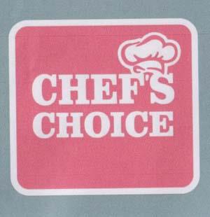 CHEF'S CHOICE (and logo) trademark logo
