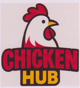 CHICKEN HUB (and logo) trademark logo