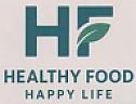 HF HEALTHY FOOD HAPPY LIFE (and logo) trademark logo