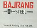 BAJRANG STEEL (and logo) trademark logo