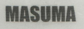 MASUMA (and logo) trademark logo