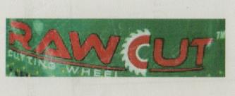 RAWCUT (and logo) trademark logo