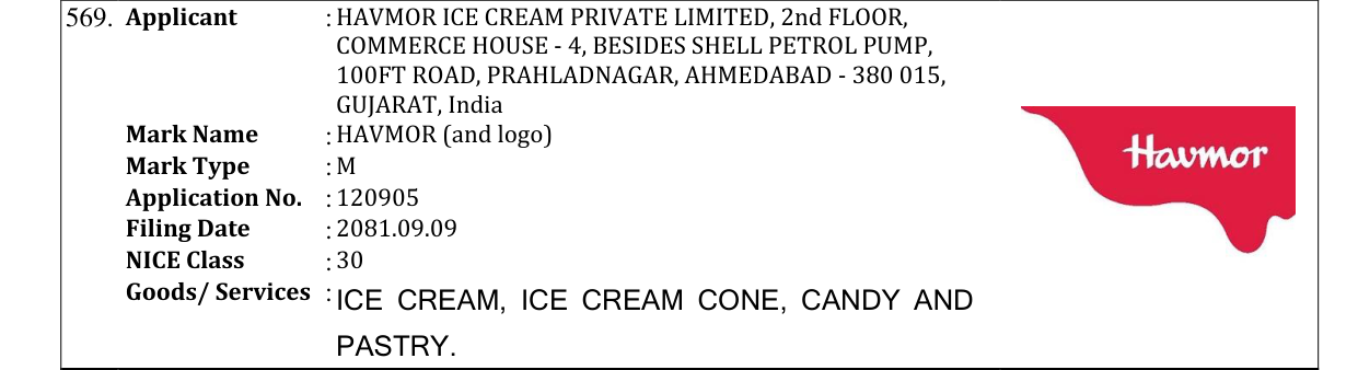 Original bulletin entry for HAVMOR (and logo)