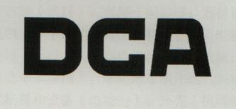 DCA (and logo) trademark logo