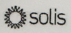 solis (and logo) trademark logo
