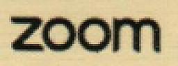 ZOOM (and logo) trademark logo
